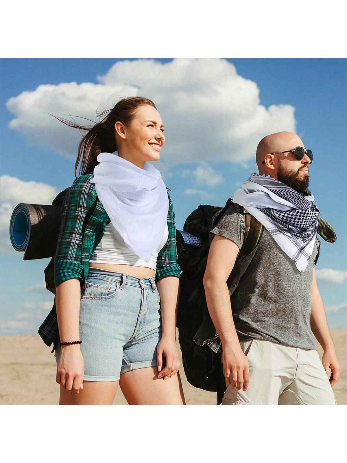 4 قطع/مجموعة قبعة محبوكة دافئة للشتاء، قفازات، وشا...