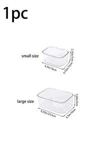 1 Stück transparente Acryl Klapplagerbox, Schreibtisch Make-up Organizer, Büroorganizer, Geschenke für Frauen, Weihnachtsgeschenke, Geschenkideen für Frauen, Raumdekoration - Transparent - Übersicht 2