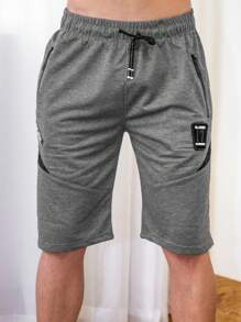 Men Shorts - 深灰色 - 查看 1