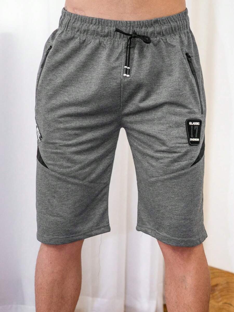 Men Shorts - 深灰色 - 查看 1