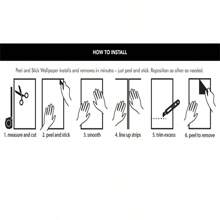 1 Roll Self-Adhesive Pvc Material Wallpaper, New Chinese Style, Black & Grey Alternating Stripes Design, Transforming Comfortable Environment, Moisture-Proof, Mildew-Proof, Suitable For Living Room, Bedroom, Entrance Hall, Tea Room, Reception Desk, Conference Room, And Other Places - Grey - View 11