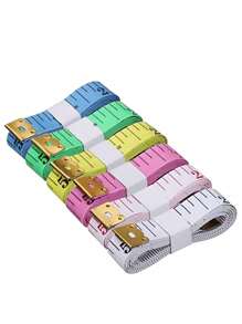 3pcs Soft Tape Measure, Body Measuring Ruler Sewing Tailor TapeMeasure Centimeter Meter Sewing Measuring Tape Soft Random Color