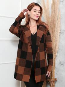 Women Coats - Chocolate Brown - View 5