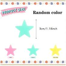 100 Piezas De Estrellas Luminosas En La Oscuridad, Pegatinas Fluorescentes De Estrellas De Pared Y Techo (color Aleatorio), Haz Que Las Habitaciones Brillen Como El Cielo Nocturno, Decoraciones Para El Dormitorio, Decoración Del Hogar - Multicolor - Ver 4