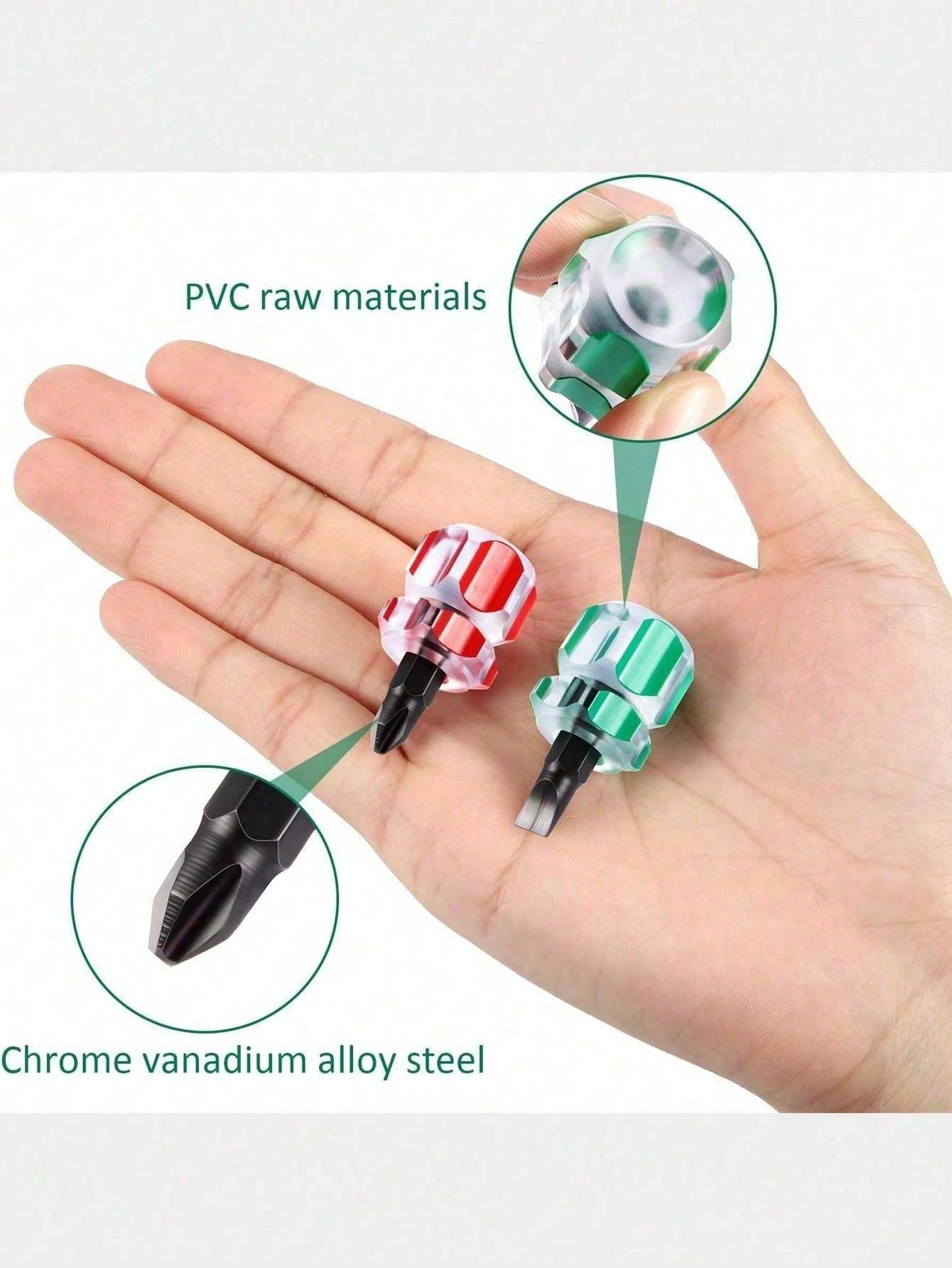 2pcs Sewing Machine Screwdriver Kit. Mini Short Screwdriver. Portable Radish Head Needle Plate