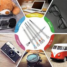 5 Pieces Screwdriver Precision Screwdriver Set Watch Screwdriver Set,Watchmakers Screwdriver Set Watch Hand Removal Tool Meter Repair Screwdriver Kit 45 Steel Screwdriver Glasses Screwdriver - one-size - View 7