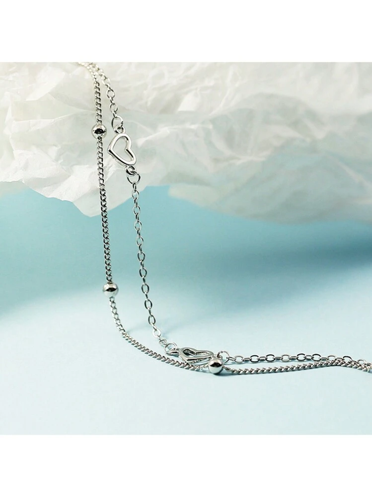 Bracciale Donna Cuore Oro in Acciaio Inox - Saga Gioielli
