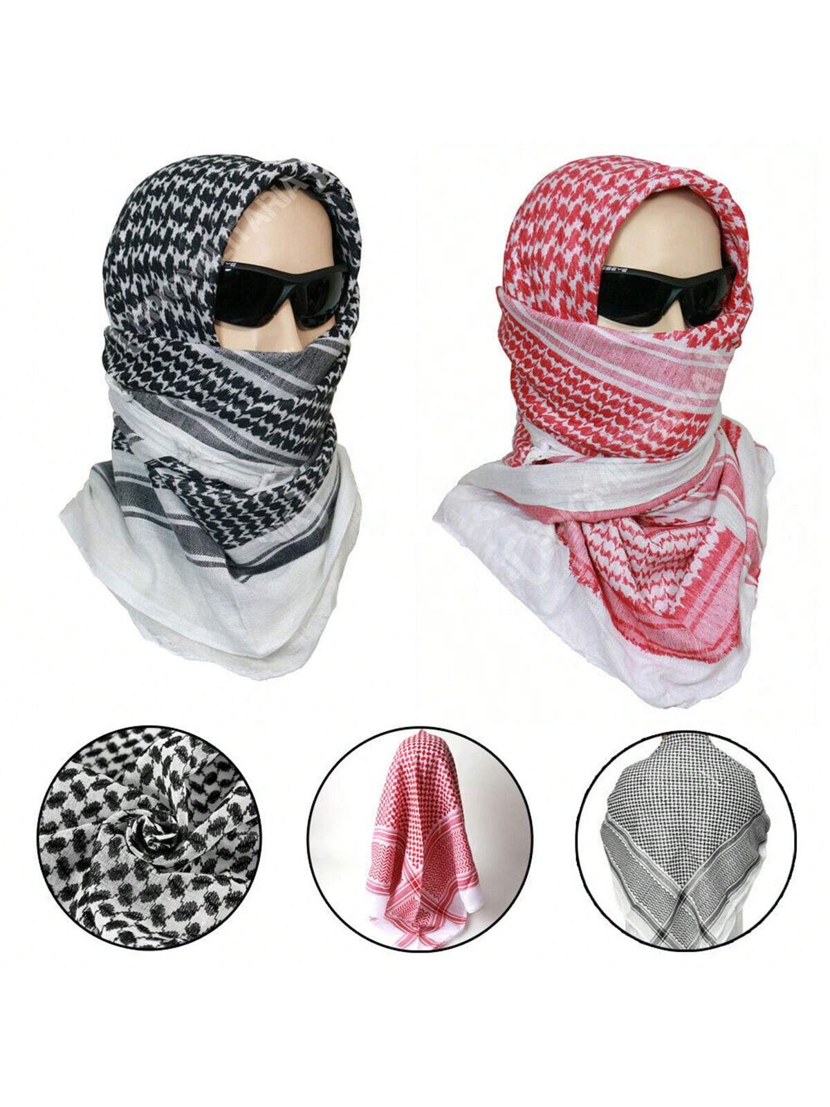 4 قطع/مجموعة قبعة محبوكة دافئة للشتاء، قفازات، وشا...