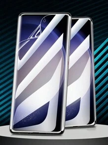 3 件/套 高清全覆盖水胶防刮屏幕保护膜 无气泡 适用于三星 Galaxy 曲面屏 全覆盖 易于安装 高清清晰、无气泡、防刮、防碎 钢化玻璃屏幕保护膜 超高清礼物 适合生日/复活节/总统日/圣诞节/家人/朋友/男孩/女朋友 - 白色 - 查看 2