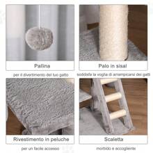 PawHut Cat Scratchers - Light Grey - View 6