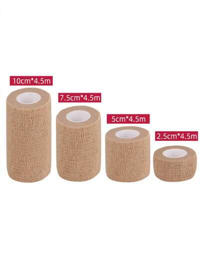 Latest 1 Roll 2.5cm/5cm/7.5cm/10cm X 4.5m Self-Adhesive Elastic Bandage, Sports Bandage, Sports Tape, Multi-Color Self-Adhesive Bandage, Wrap Bandage