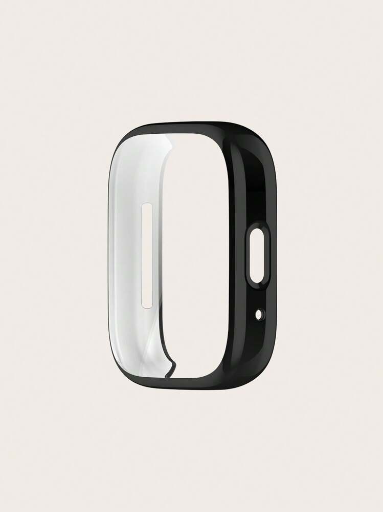 1 件黑色 TPU 电镀屏幕防刮全覆盖智能手表保护壳兼容 Redmi Watch 3 Active - 黑色 - 查看 5