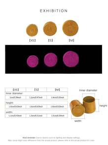 6pcs/3pairs Beige Silent Wear-resistant Anti-slip Cushioning High-heeled Shoes Heel Protector