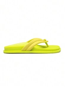 Women Flip-Flops - 青檸色 - 查看 1