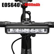 Newboler前照車燈2600流明騎行燈8000mah防水手電筒usb可充電mtb公路自行車燈 - 黑色 - 查看 5