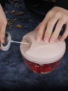 1pc Pink 500ml Manual Garlic Masher For Home Use, Hand-Held Garlic Press For Cutting Vegetables, Suitable For Chopping Garlic, Ginger, Chili, Onion And Other Foodskitchen Appliances Accessories Gadgets Tools Christmas Kitchen Stuff Cooking Christmas - Pink - View 8