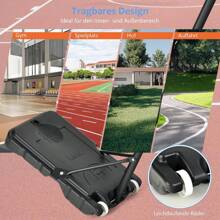 Basketball Stand, Basketball System Height Adjustable 154 To 210 Cm, Portable Basket System, Basketball Hoop With Stand - Black - View 2