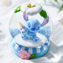 Bola de cristal con tema de abrazo dulce de Stitch, adorno para el hogar, decoración del hogar - Azul - Ver 4
