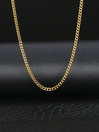 1 st. Kvinnor Herr Minimalist Kedja Halsband För daglig dekoration