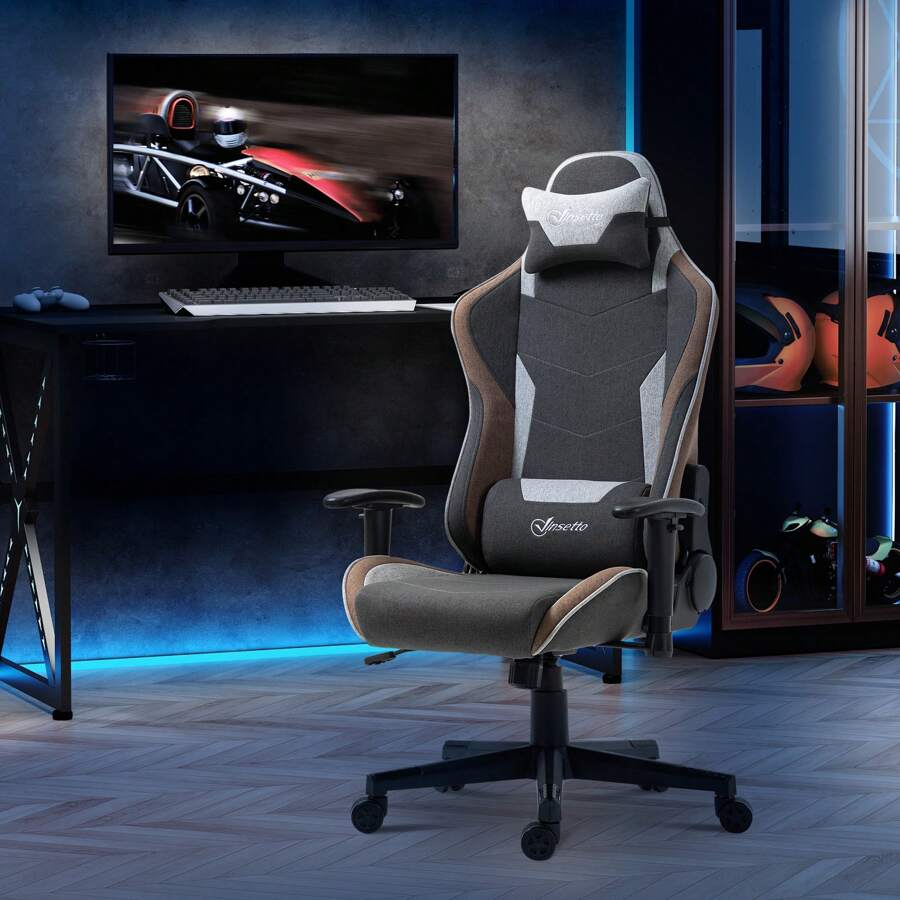 Vinsetto Gaming Chairs - Xám - Xem 1