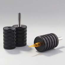 Mangos De Aluminio Para Agujas De Máquinas De Tatuar 25mm - Negro - Ver 7