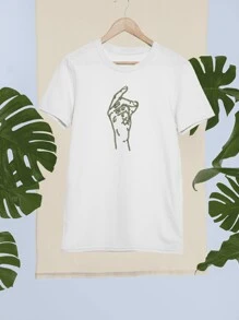 SNAP OUT OF IT UNISEX WHITE T-SHIRT - White - View 2