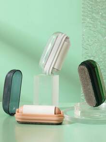 1入精品便攜式迷你衣物除膠帶,雙面可用,易撕裂,可拆卸,用於衣物除塵與除毛