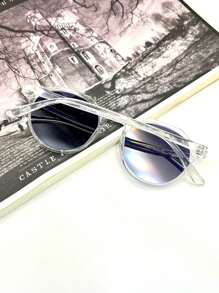 男士夏季時尚眼鏡休閒 - 白色 - 查看 5