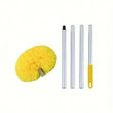 1入組,搭配延伸桿的吊扇清潔器塵刷,可拆卸和可洗的超細纖維吊扇和天花板塵刷,適用於高空天花板,風扇,傢俱,汽車,清潔用品,清潔工具,禮品 - 彩色 - 查看 10