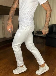 Men Pants - trắng - Xem 3