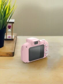 1080P Mini Portable Digital Camera, Rechargeable Camera With 2-Inch Screen And 15MP Resolution, Birthday And Other Gifts, Includes 1 TF Card And Card Reader - Pink - View 3