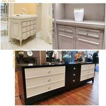 12Pcs Clear Diamond Crystal Glass Door Knobs Drawer Wardrobe Cabinet Handles - White - View 8