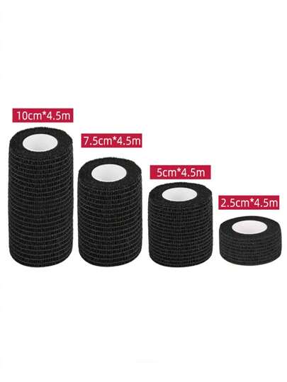 1 rollo de vendaje elástico autoadhesivo de última generación de 2.5cm/5cm/7.5cm/10cm x 4.5m, vendaje deportivo, cinta deportiva, venda autoadhesiva de varios colores, venda envolvente para accesorios de gimnasio y cinta deportiva