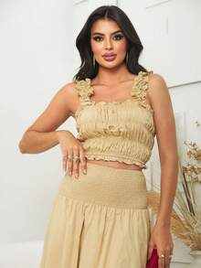 Women Two-Piece Outfits - Màu be - Xem 3