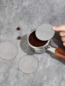 1 件 51/54/58 毫米浓缩咖啡滤网 - 可重复使用的不锈钢咖啡滤网，咖啡师工具，适用于无底浓缩咖啡机的咖啡配件，重返校园