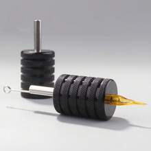 Mangos De Aluminio Para Agujas De Máquinas De Tatuar 25mm - Negro - Ver 5