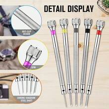 5 Pieces Screwdriver Precision Screwdriver Set Watch Screwdriver Set,Watchmakers Screwdriver Set Watch Hand Removal Tool Meter Repair Screwdriver Kit 45 Steel Screwdriver Glasses Screwdriver - one-size - View 3