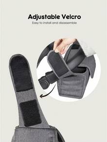 Organizador universal de bolso para carriola de bebé, apto para carriolas y carriolas de mascotas - Gris - Ver 4