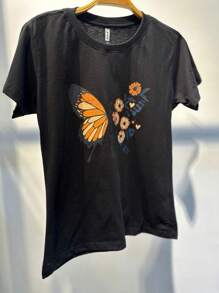 Women T-Shirts - 黑色 - 查看 1