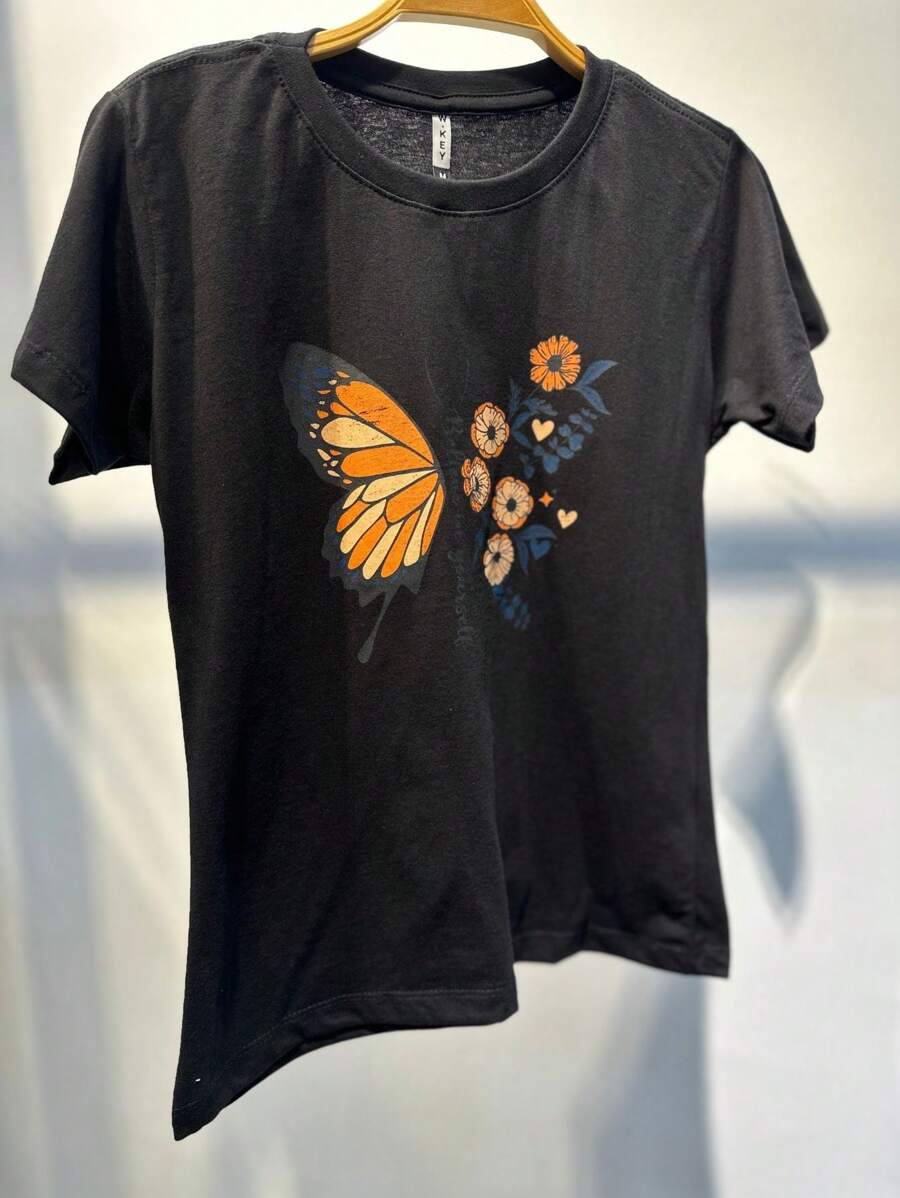 Women T-Shirts - 黑色 - 查看 1