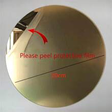 1/10PCS Acrylic Round Mirrors For Centerpieces Circle Mirrors Candle Plates For Wall Wedding Table Centerpieces Round Mirror Tray For Party,Christmas - Gold - View 8