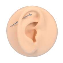 CIZME Piercing-set Für Alle Piercings, Einweg-12g 14g 16g 18g Piercing Nadeln Klemmen Mit Piercing-trichter Für Bauchnabel Nasen-septum Brustwarzen-zunge Augenbraue Lippen-piercing