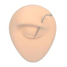 CIZME Piercing-set Für Alle Piercings, Einweg-12g 14g 16g 18g Piercing Nadeln Klemmen Mit Piercing-trichter Für Bauchnabel Nasen-septum Brustwarzen-zunge Augenbraue Lippen-piercing