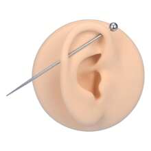 CIZME Piercing-set Für Alle Piercings, Einweg-12g 14g 16g 18g Piercing Nadeln Klemmen Mit Piercing-trichter Für Bauchnabel Nasen-septum Brustwarzen-zunge Augenbraue Lippen-piercing