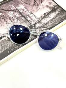 男士夏季時尚眼鏡休閒 - 白色 - 查看 4