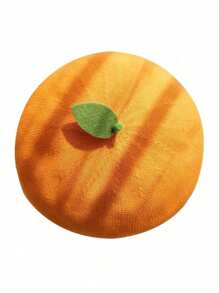 1pc Unisex Alla Moda Nuovo Stile Fatto A Mano Fai Da Te Carino Germoglio Di Soia Decorazione Cappello Da Pittore Berretto Da Frutta Sottile Traspirante Per La Primavera E L'estate. Adatto Per Regali Di Festival, Feste E Abbigliamento Quotidiano