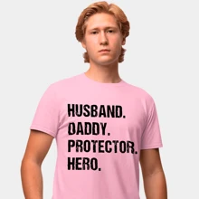 Men T-Shirts - Màu Hồng baby - Xem 1