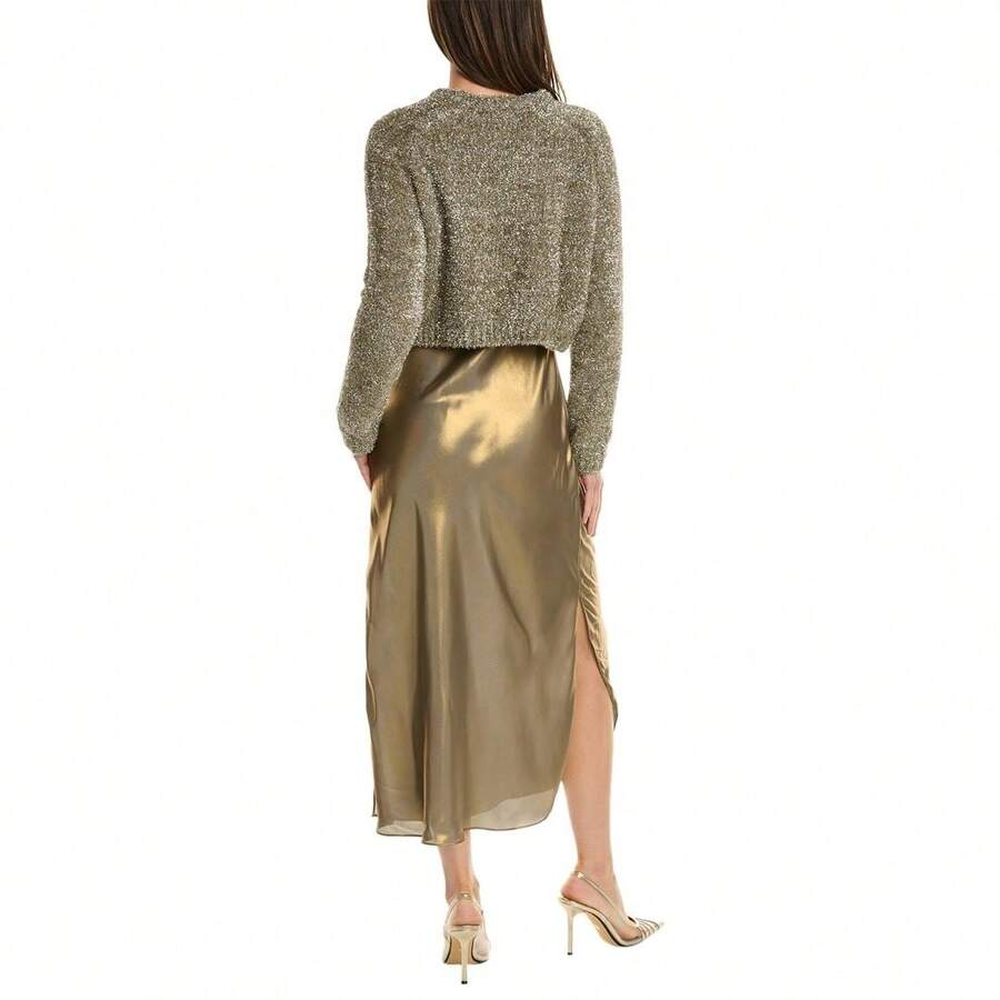 ALL SAINTS AllSaints Rosetta Tinsel Dress SHEIN USA