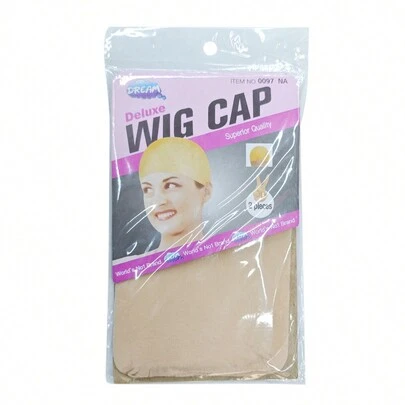 1 miếng 6 Inch Màu da Tóc Tóc giả Tóc Lưới