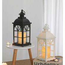 European Style Candle Lights, Wedding Decorations, Ornaments, Plastic Wind Lights, Candle Holders - White - View 2